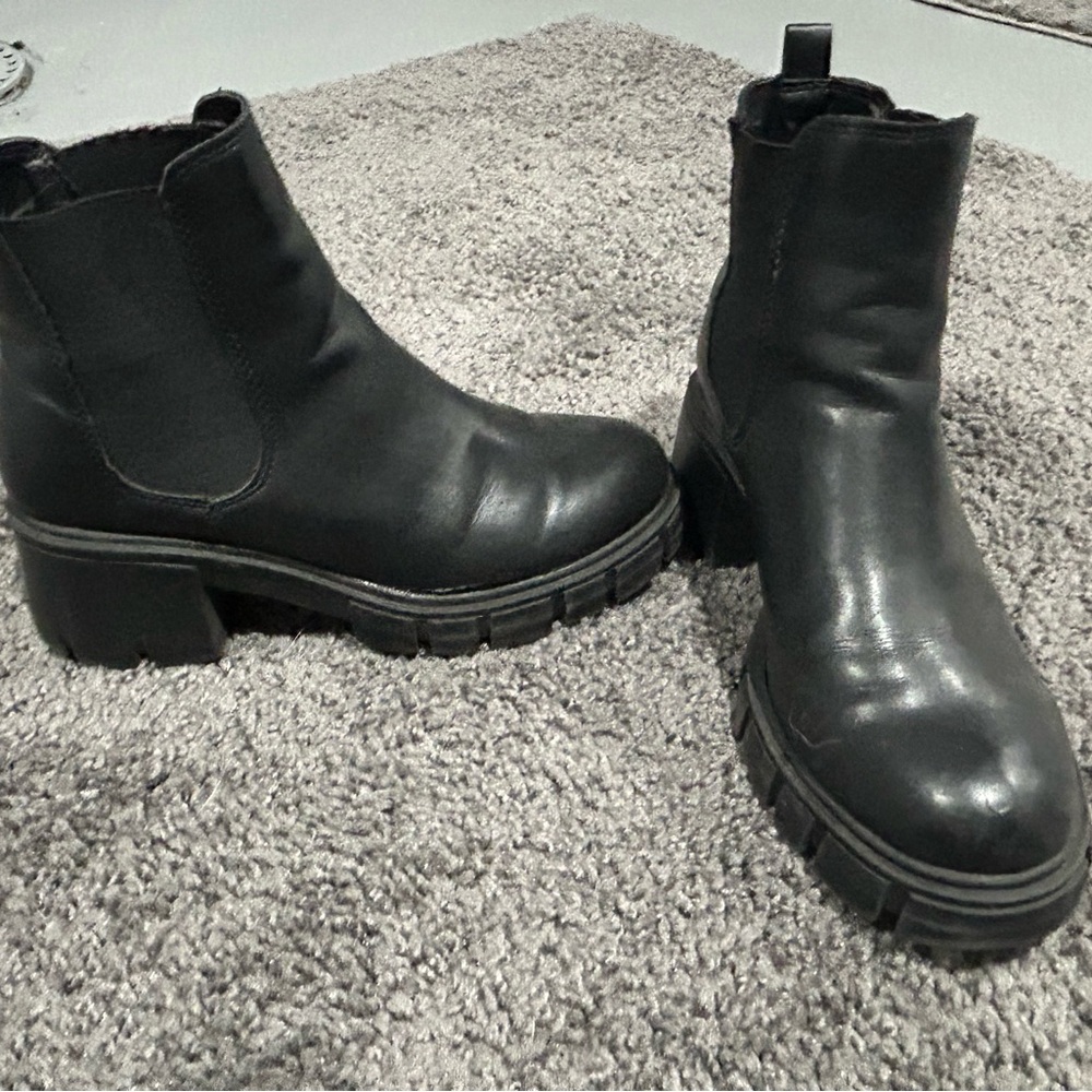 Madden Girl Black Ankle Booties